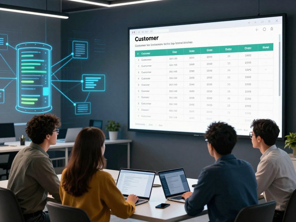 SQL query joining customer and order data in a database SQL query joining customer and order data in a database