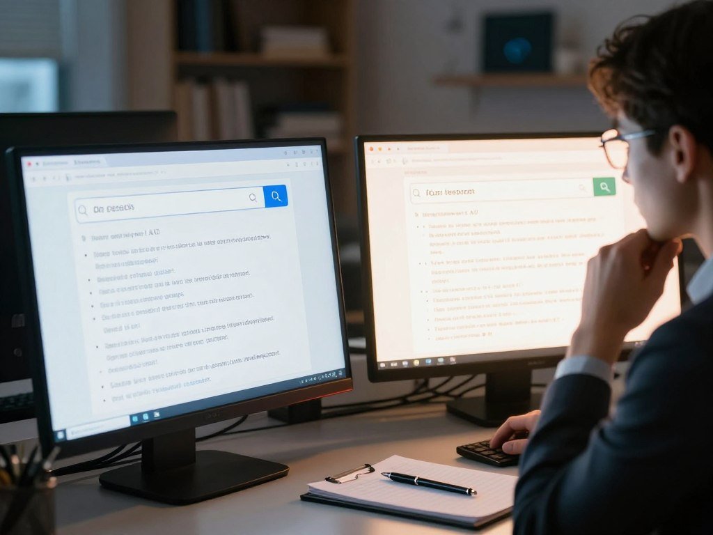 Search results and AI answers show different source paths