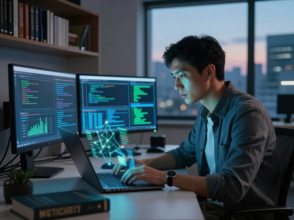 Security analyst tracing spyware data from a laptop Security analyst tracing spyware data from a laptop