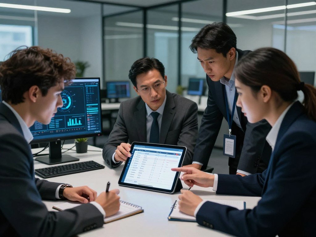 Security team reviewing an agent inventory and access permissions