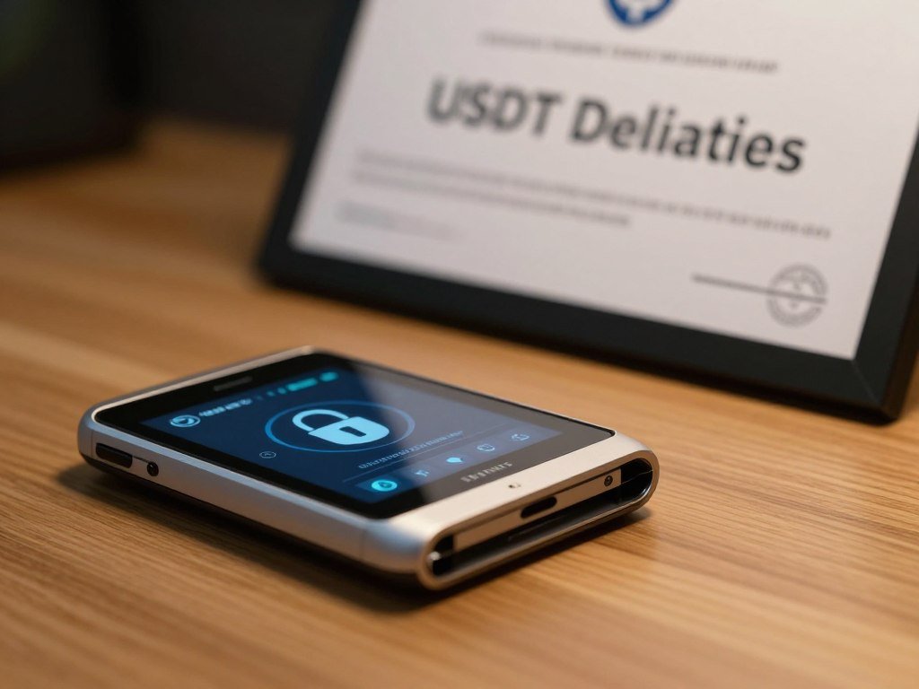 Self-custody wallet beside a regulated platform notice about USDT Self-custody wallet beside a regulated platform notice about USDT
