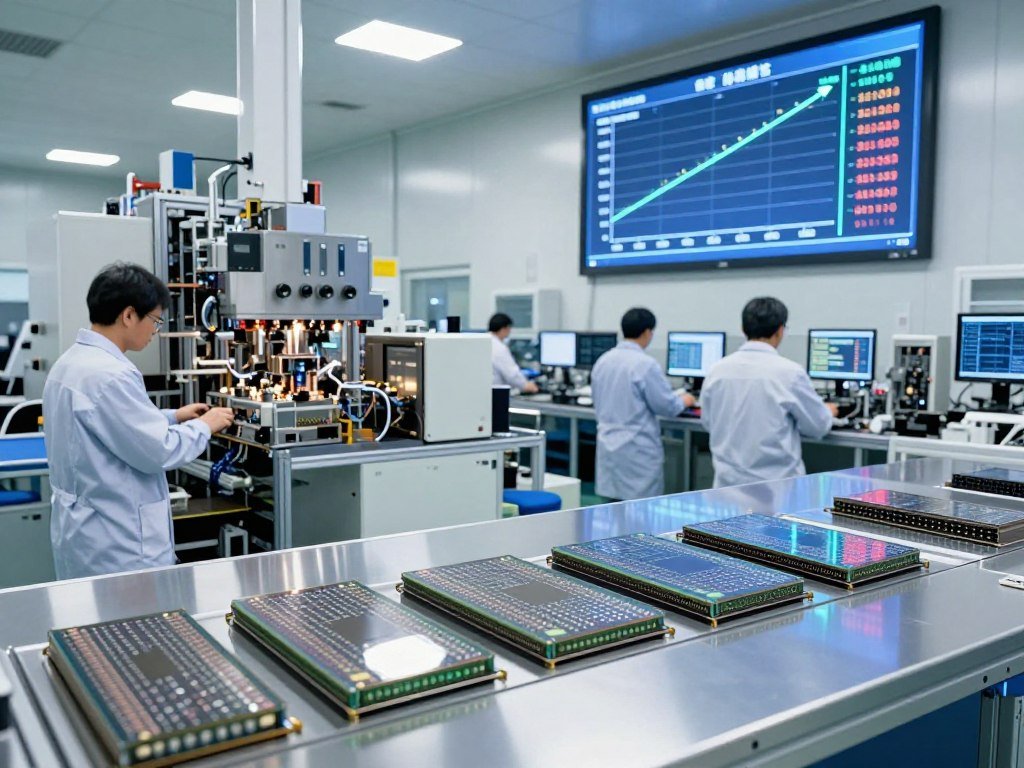 Semiconductor manufacturing expansion beside a Taiwan capacity chart