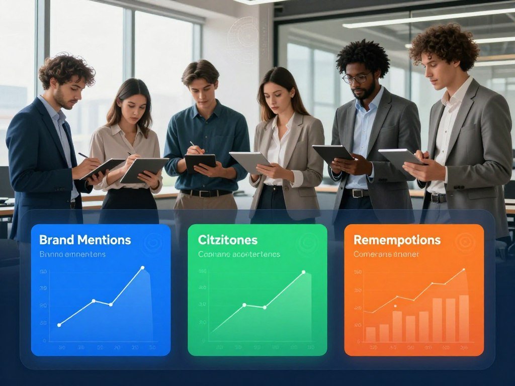 Separate metrics for brand mentions, citations, and recommendations Separate metrics for brand mentions, citations, and recommendations