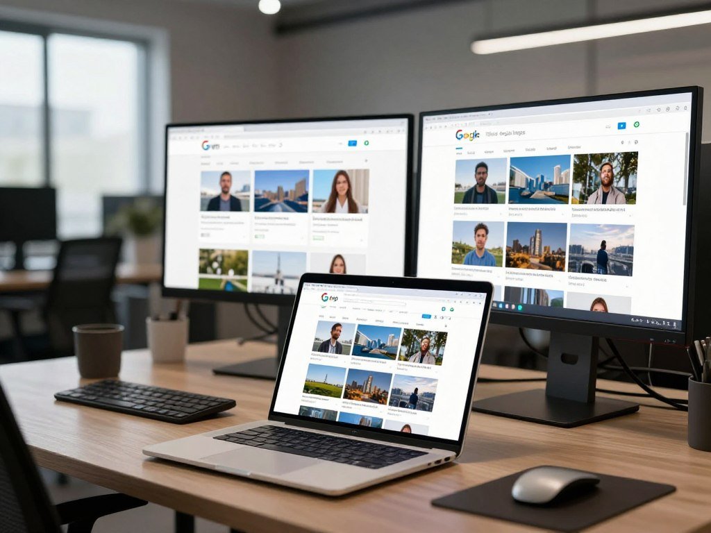 Several search engines comparing visually similar images