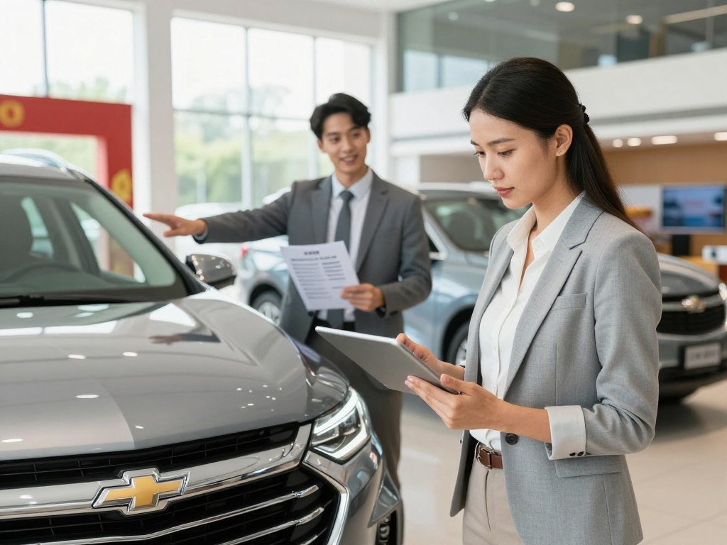 Shopper matching a local Equinox trim to a lease offer