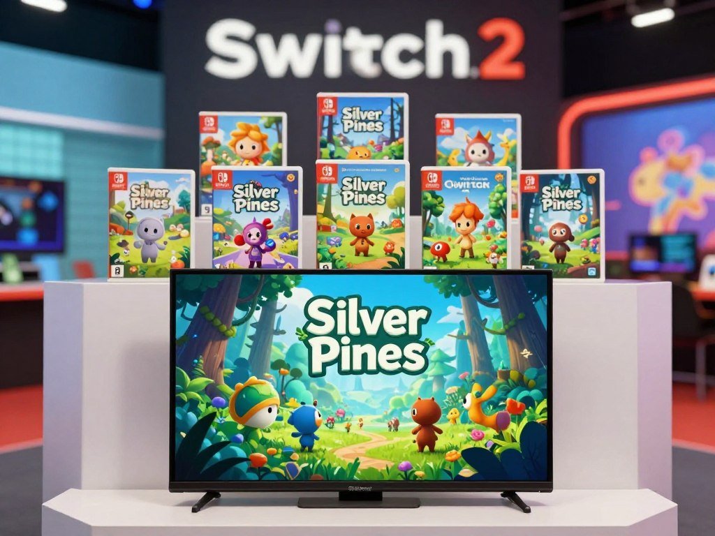 Silver Pines listed beside other October 8 Nintendo Switch 2 games Silver Pines listed beside other October 8 Nintendo Switch 2 games