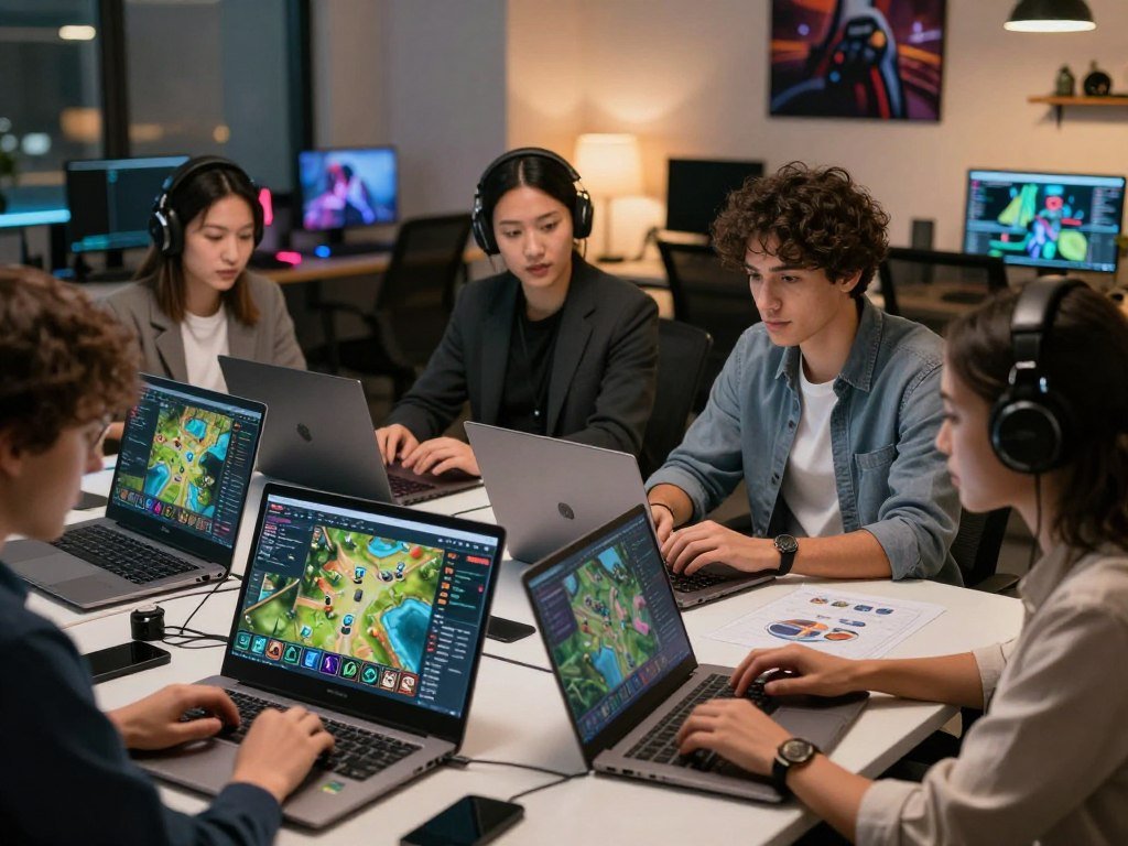 Small squad planning an online co-op mission Small squad planning an online co-op mission