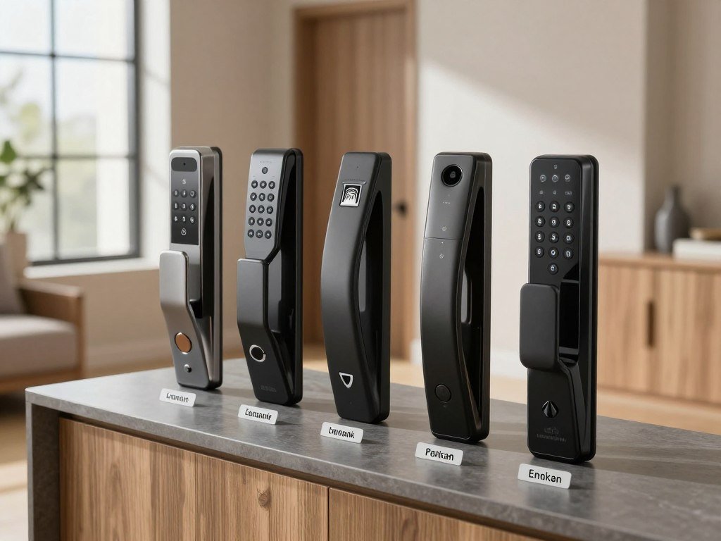 Smart locks compared by entry method and connection