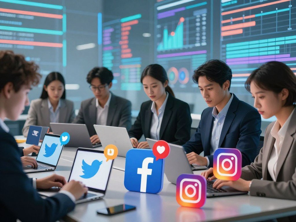 Social media account activity varied across monitored groups