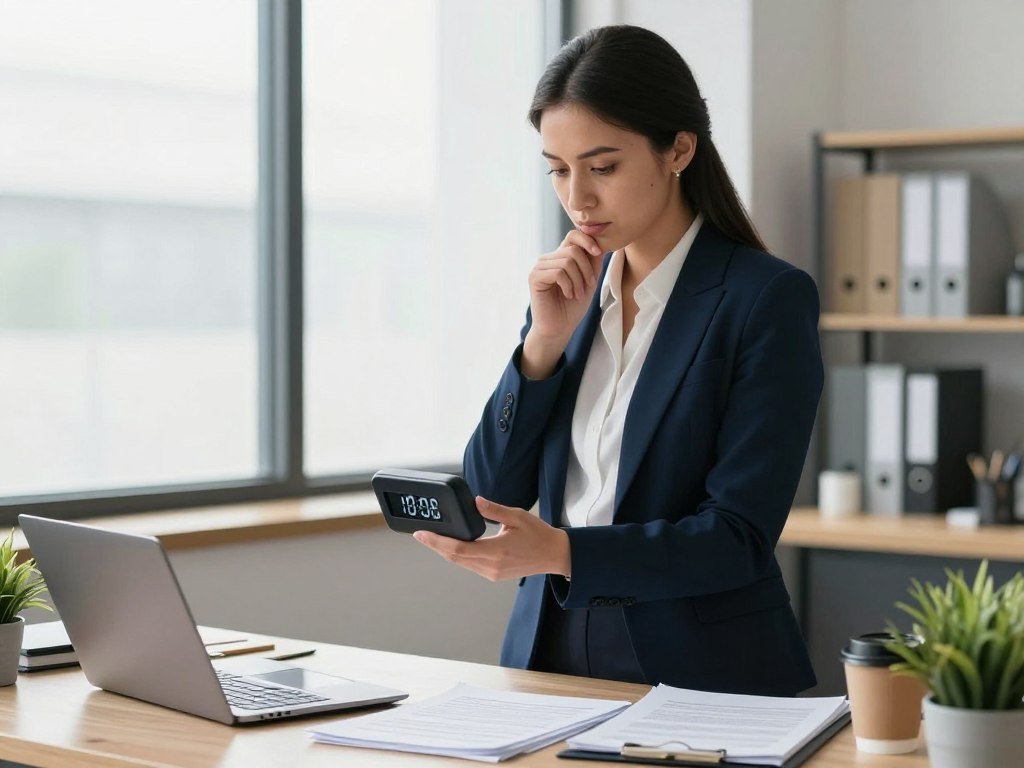 Solo lawyer choosing a simple timer for client matter work Solo lawyer choosing a simple timer for client matter work