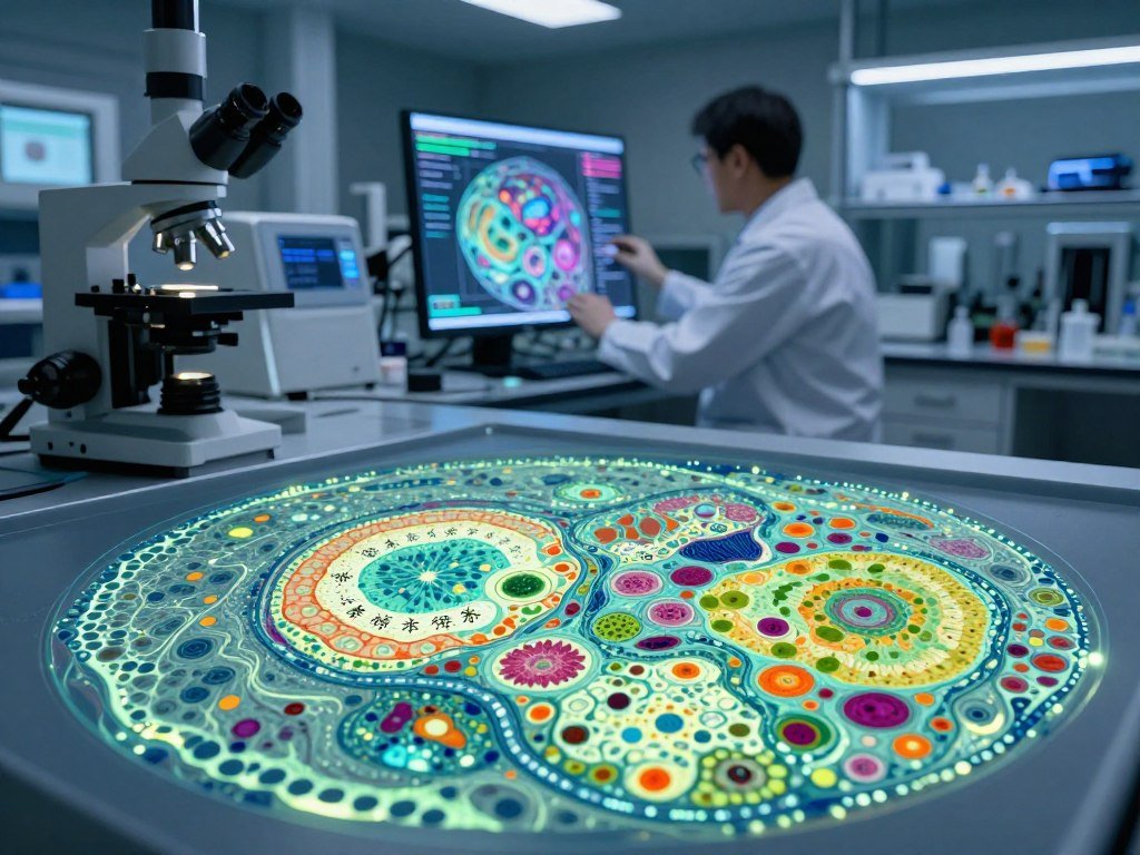 Spatial transcriptomics maps biological data inside intact tissue Spatial transcriptomics maps biological data inside intact tissue