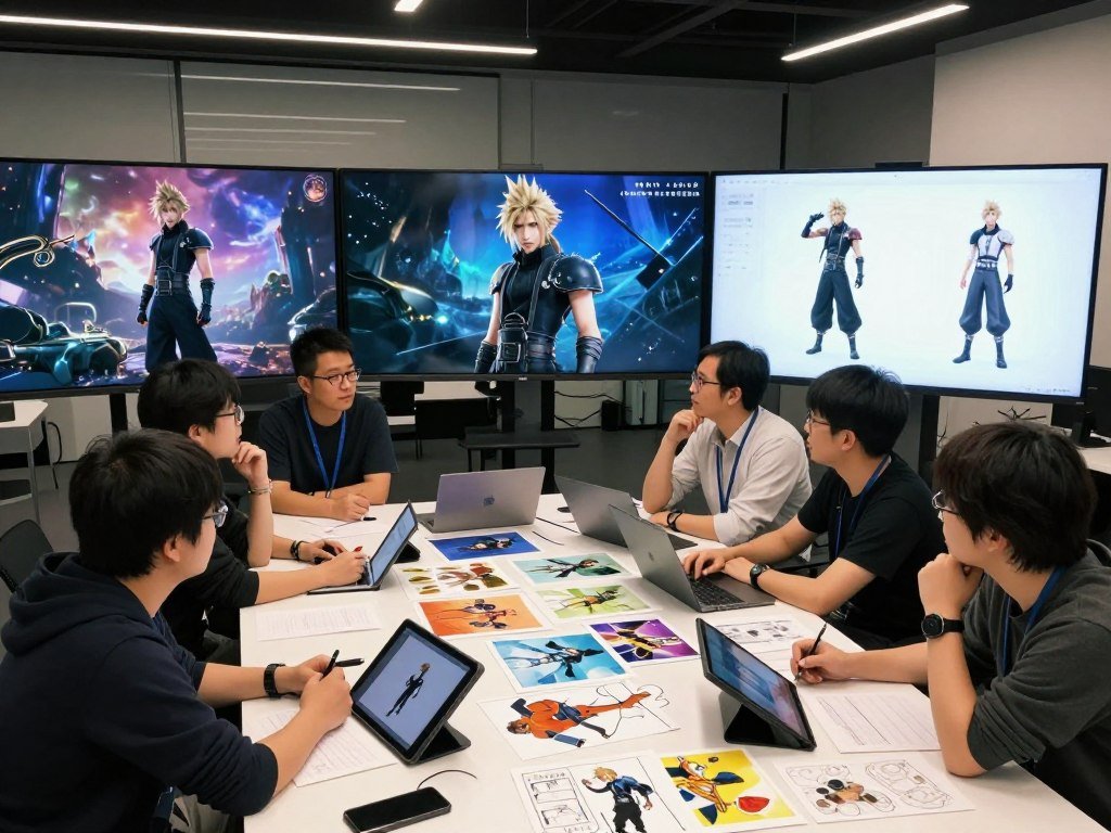 Square Enix team maps the remake series theme