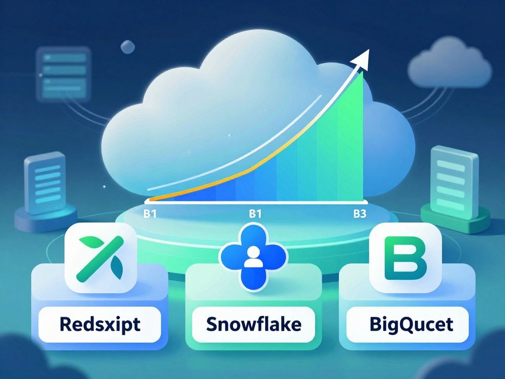 Storage compute models compared across cloud warehouse platforms