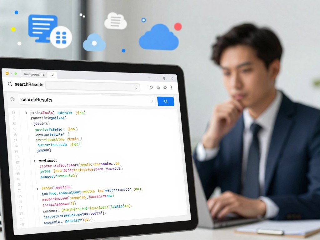 Structured data from a web search API shown in JSON Structured data from a web search API shown in JSON