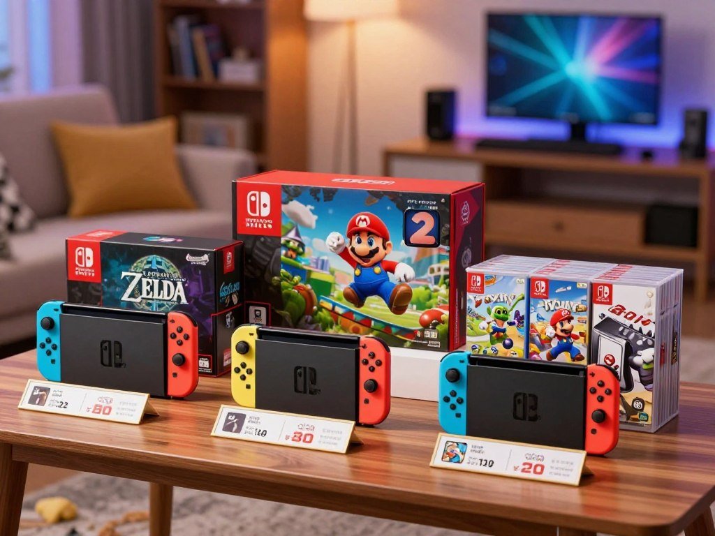 Switch bundles beside separate game and membership costs