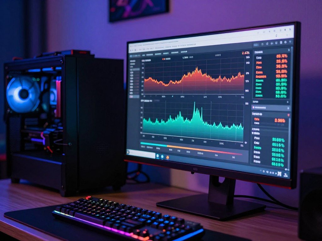 Task Manager showing GPU and CPU use during gaming