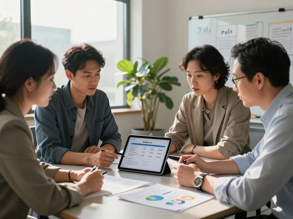 Team reviewing AI plan prices and monthly seat costs Team reviewing AI plan prices and monthly seat costs