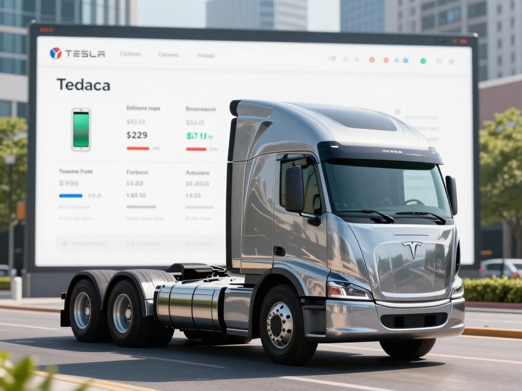Tesla Semi product page for commercial truck customers Tesla Semi product page for commercial truck customers