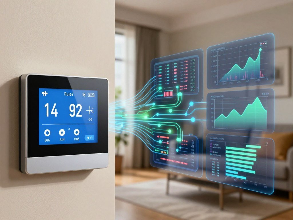 Thermostat rules compared with machine learning predictions