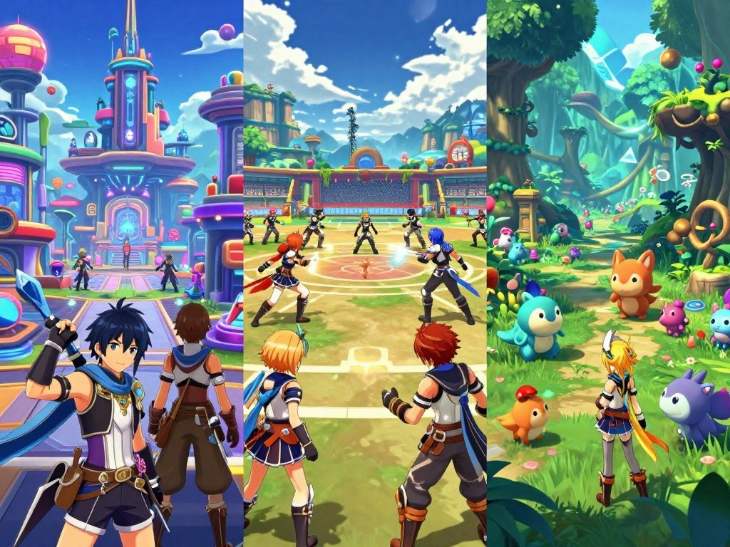 Three anime games offer role-playing, arena combat, and exploration Three anime games offer role-playing, arena combat, and exploration