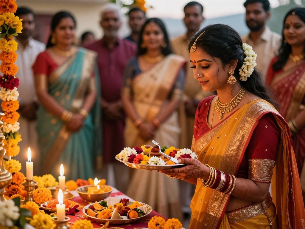 Tithi describes the pooja during the wedding ceremony Tithi describes the pooja during the wedding ceremony