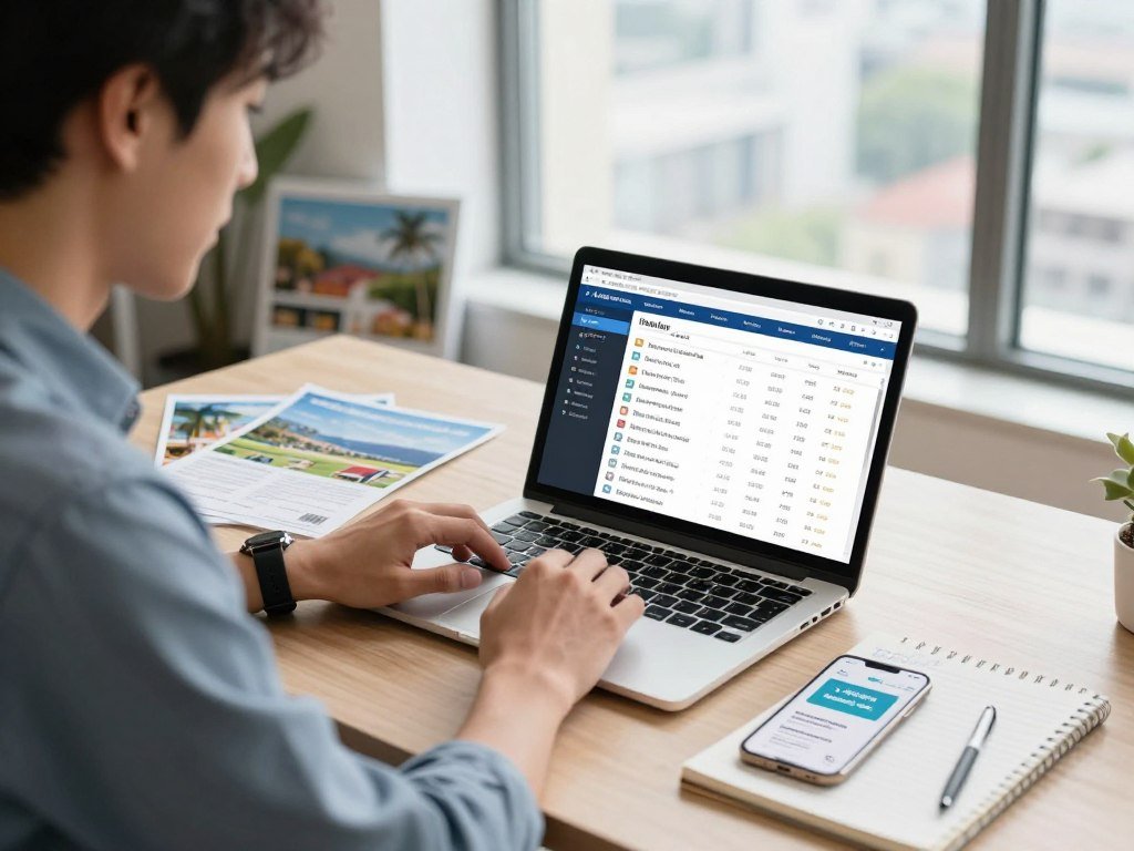 Traveler matching flight dates and hotel nights while comparing holidays deals