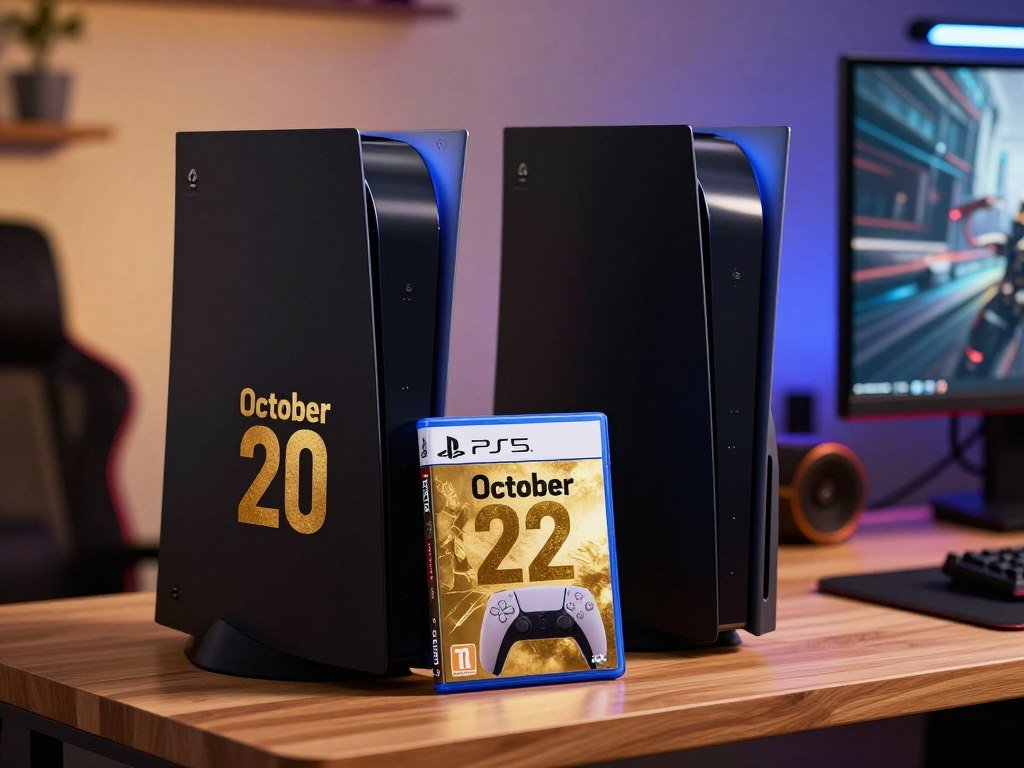 Two PS5 game dates marked October 20 and October 22 Two PS5 game dates marked October 20 and October 22