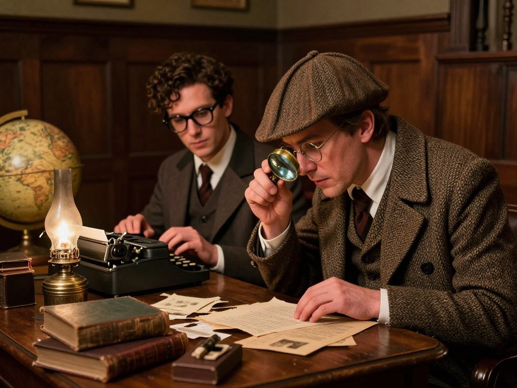 Unconventional sleuths following clues in a classic mystery Unconventional sleuths following clues in a classic mystery