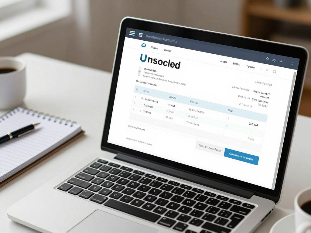 Unexpected invoice attachment shown beside an unsolicited email
