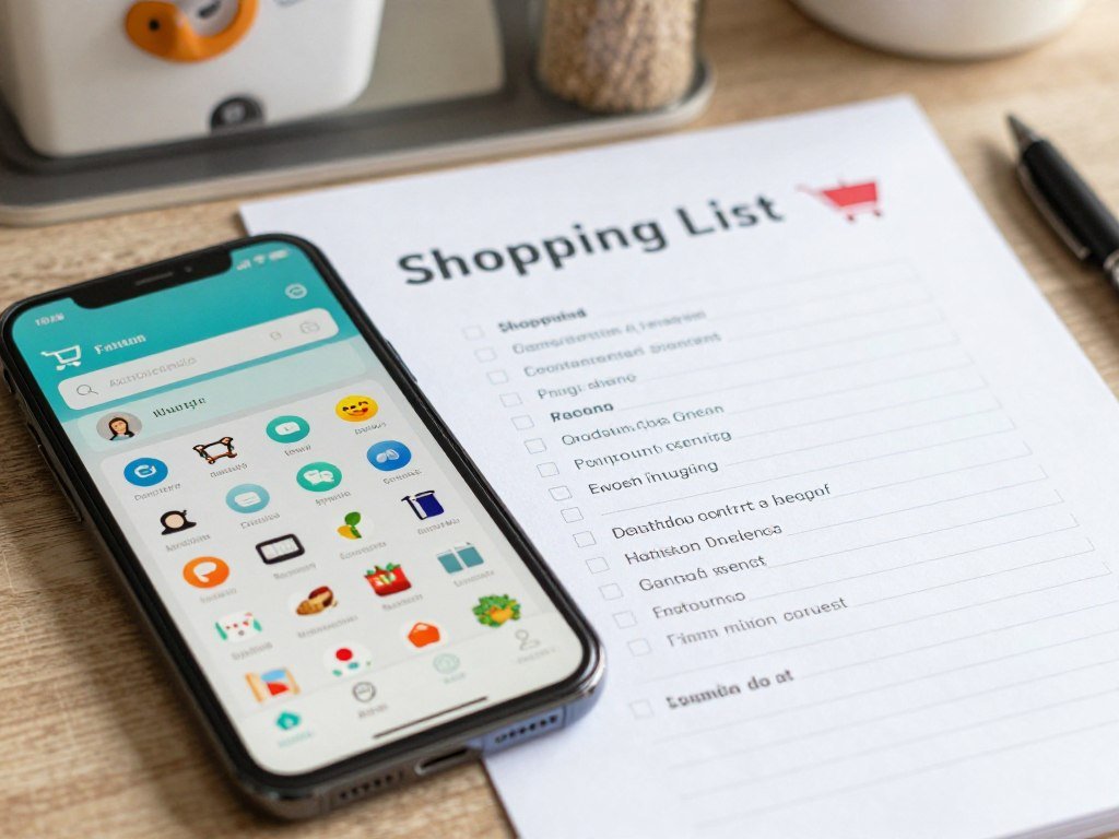 Unlocked phone options compared beside a Canadian shopping list