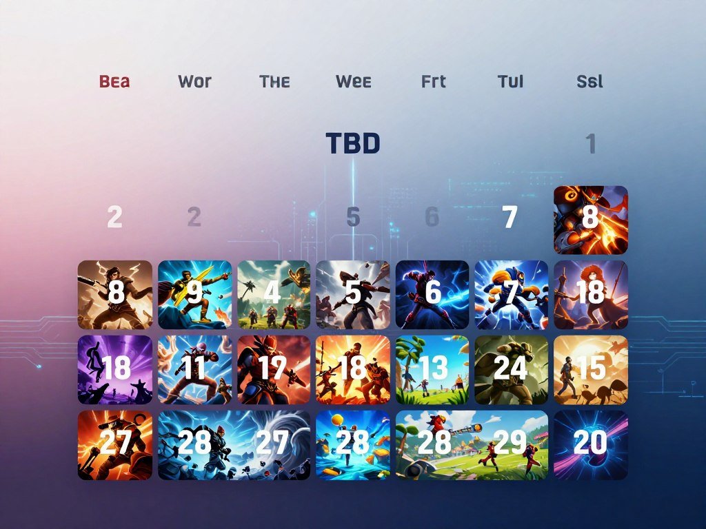 Upcoming games calendar separates exact dates from TBD entries Upcoming games calendar separates exact dates from TBD entries