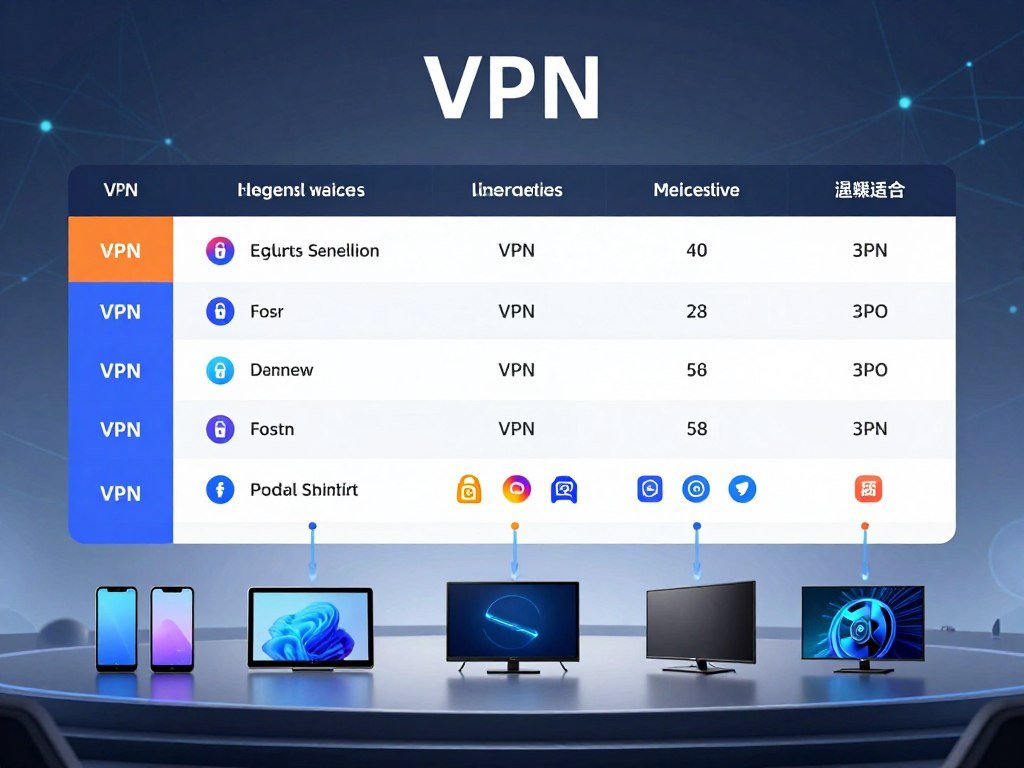 VPN services compared by features, devices, and streaming fit VPN services compared by features, devices, and streaming fit