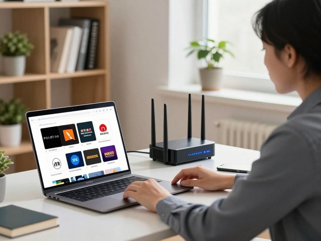 Viewer testing streaming services through a VPN server Viewer testing streaming services through a VPN server