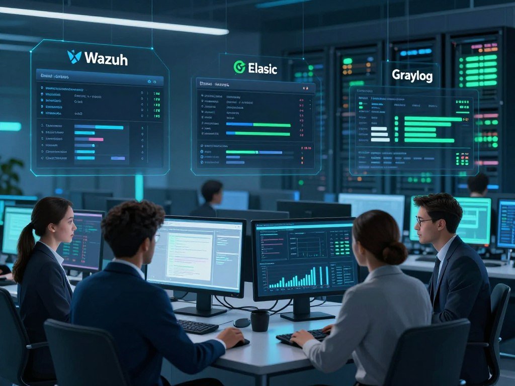 Wazuh Elastic and Graylog platform roles for security teams