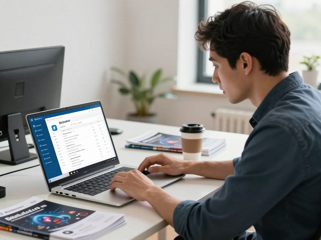Windows 10 user reviewing Bitdefender Antivirus Free settings Windows 10 user reviewing Bitdefender Antivirus Free settings