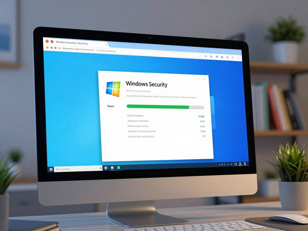 Windows Security Quick scan checking a computer for malware Windows Security Quick scan checking a computer for malware