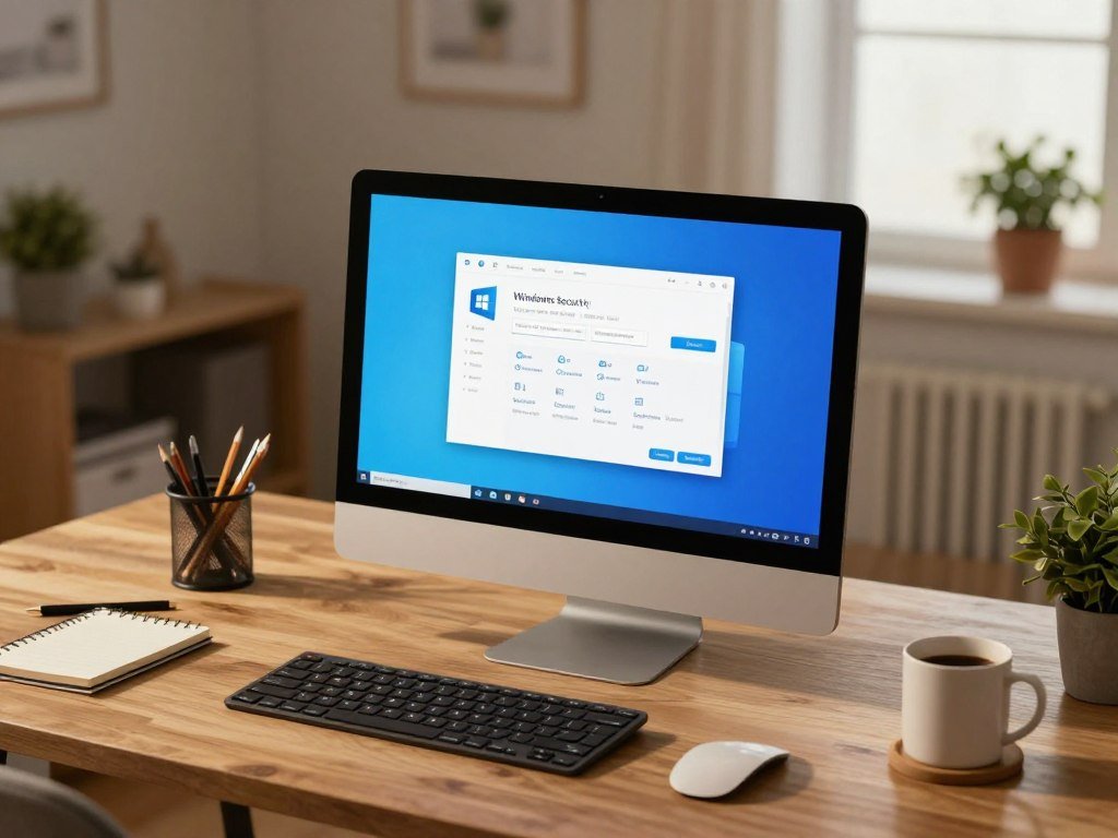 Windows Security running on a single home computer