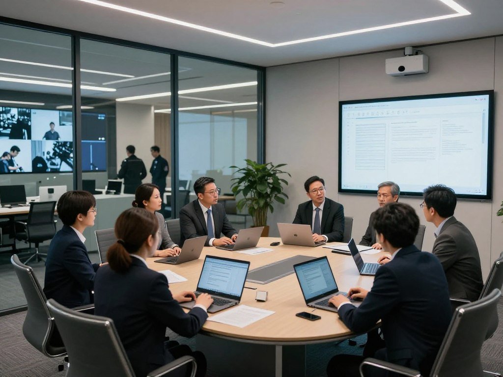 Workplace searches about building access and executive meetings