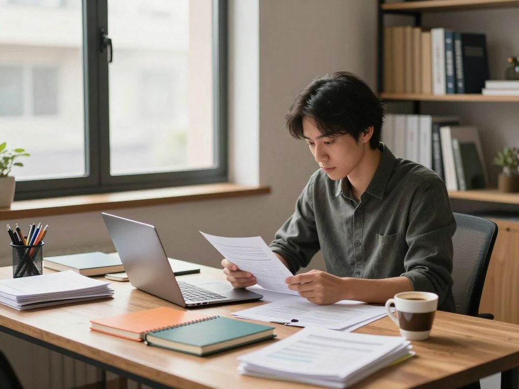 Writer organizes project files for careful writing Writer organizes project files for careful writing