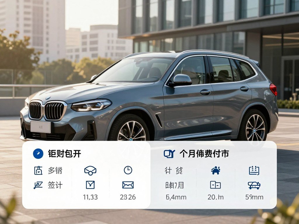 X3 lease offer compares cash due and monthly payments