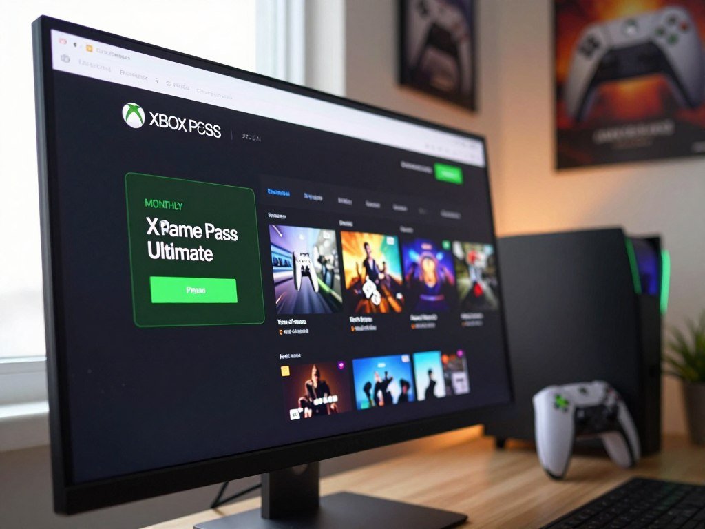 Xbox Game Pass monthly price shown on a gaming account