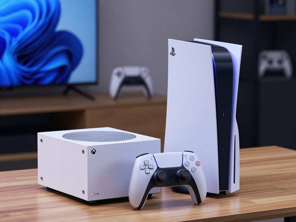 Xbox Series S beside PS5 Digital Edition for budget gaming Xbox Series S beside PS5 Digital Edition for budget gaming