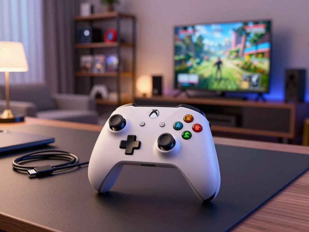 Xbox Wireless Controller ready for USB-C or wireless everyday play Xbox Wireless Controller ready for USB-C or wireless everyday play