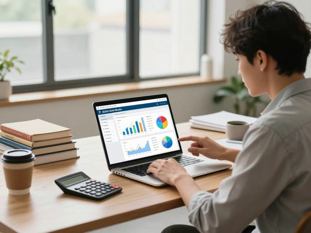 Zoho Books accounting software limits tracked in a small business