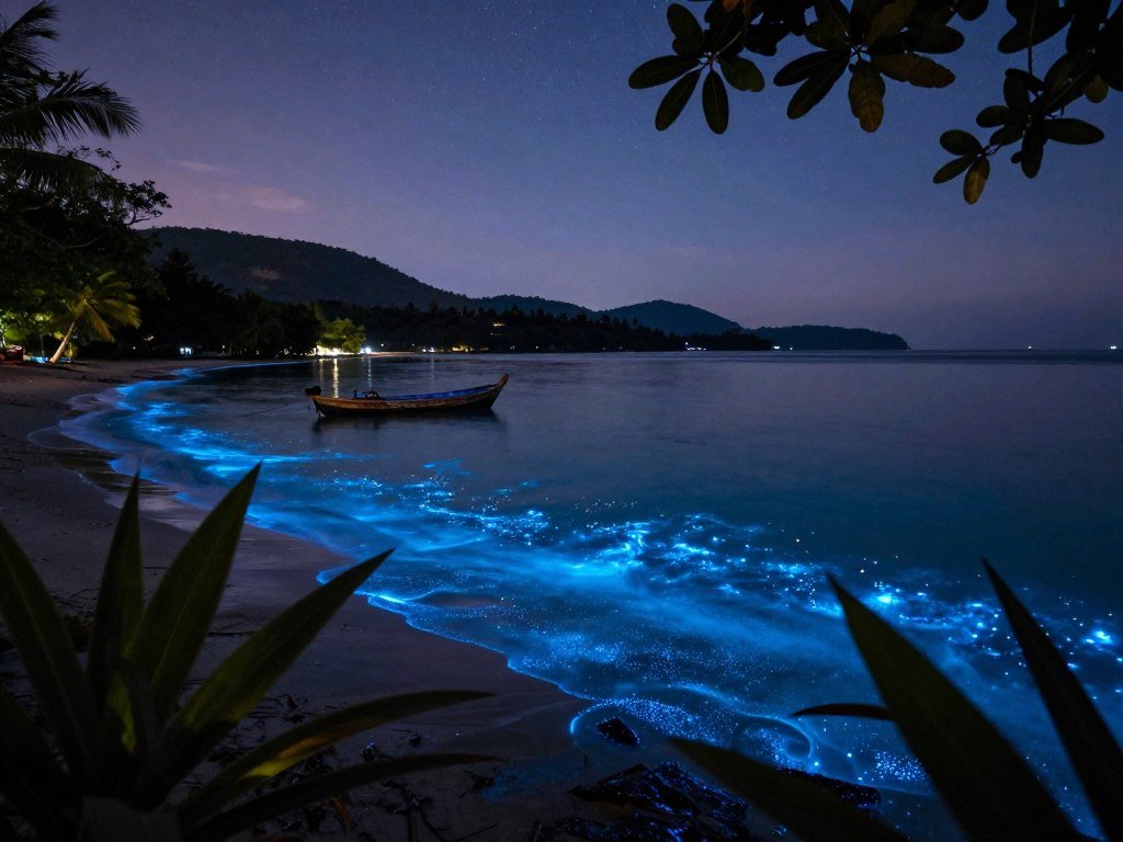best places to see bioluminescence