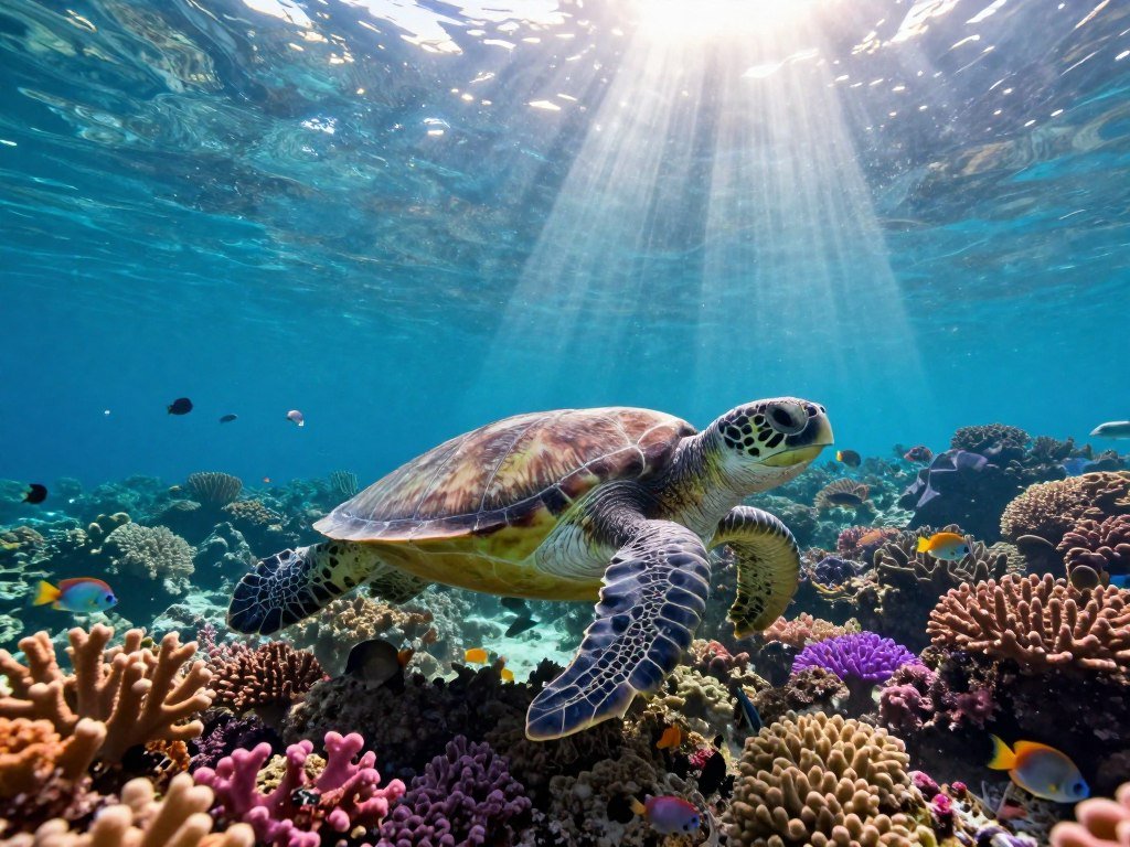 best places to swim with turtles
