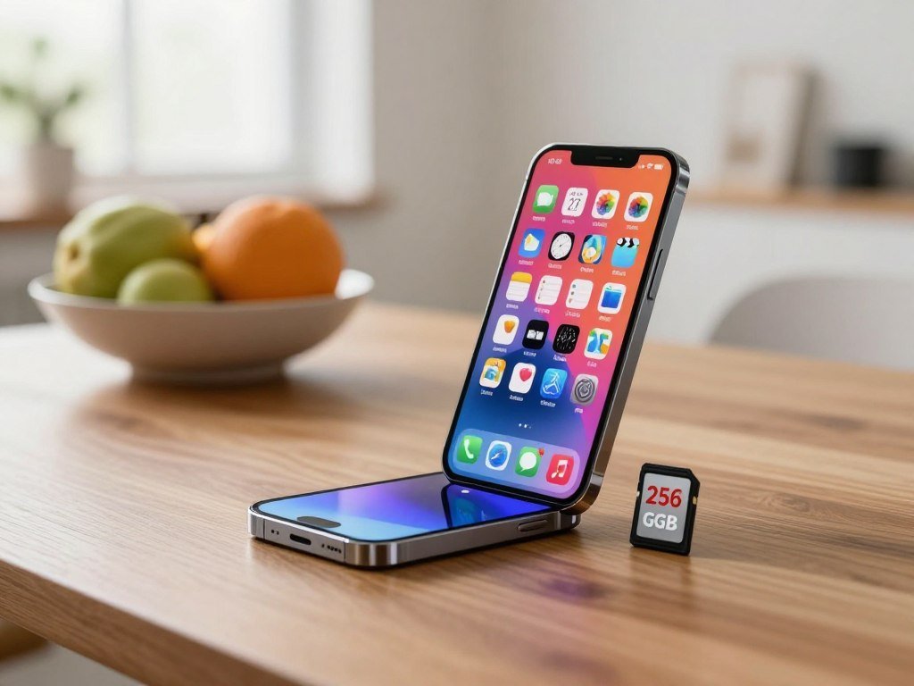 iPhone 13 running iOS 27 beside a 256GB storage choice iPhone 13 running iOS 27 beside a 256GB storage choice