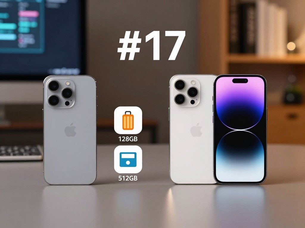 iPhone 17 and iPhone 16 storage options compared iPhone 17 and iPhone 16 storage options compared