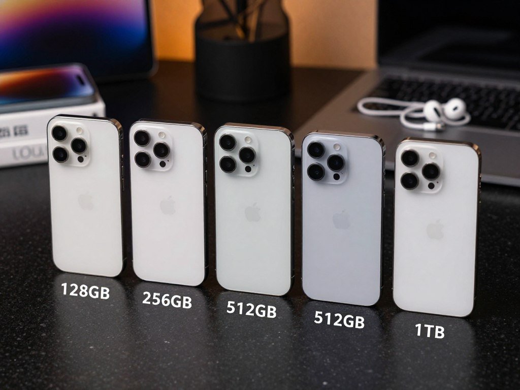 iPhone Pro Max storage capacities beside listed U.S. prices iPhone Pro Max storage capacities beside listed U.S. prices